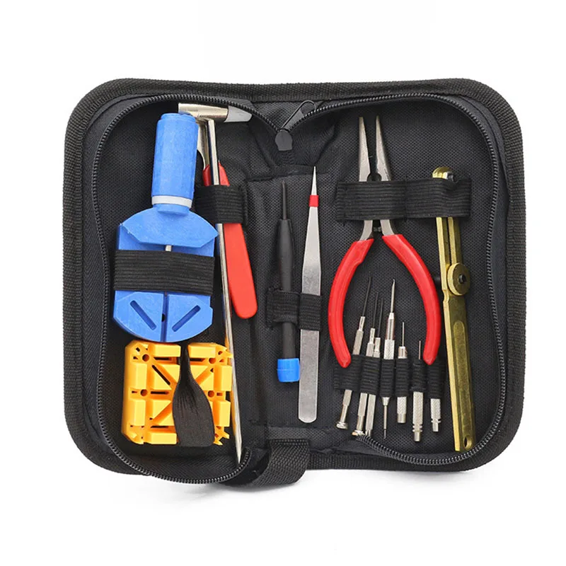 Watch repair tool 12 strap removal tool change watch battery under the back cover to remove the watch chain hand tool set