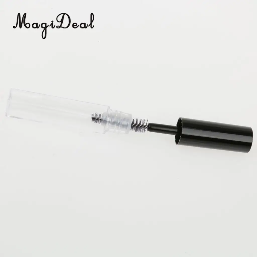 MagiDeal 4ML Plastic Empty Mascara Eyelash Growth Bottle Lip Gloss Liquid Tube Clear High Quanlity