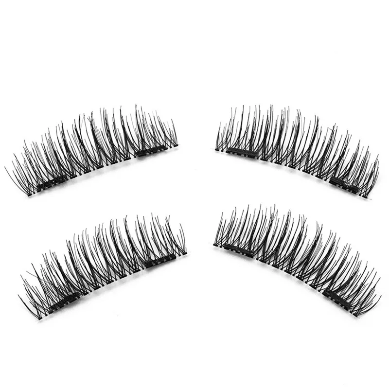 Natrual Newest 4pcs Magnet False Eyelashes Hypoallergenic Soft 3D Natural Vivid Eyelashes Magnetic Eyelashes Makeup Beauty Natrual Newest 4pcs Magnet False Eyelashes Hypoallergenic Soft 3D Natural Vivid Eyelashes Magnetic Eyelashes Makeup Beauty