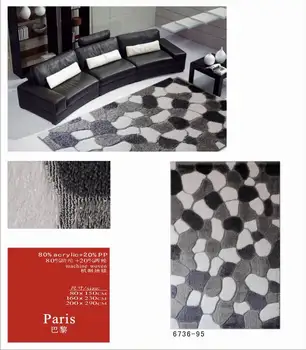 

Modern Style Fashion Non-slip Carpet for Living room/Bedroom Geometric patterns Polypropylene carpets