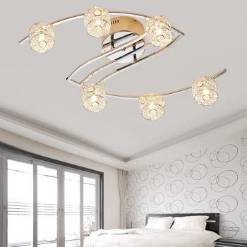 

New item fancy ceiling light LED Crystal ceiling lamp modern lamps for living room lights,AC110-240V DIY Crystal lighting