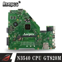 Asepcs N3540 Процессор X550MJ GT820M 2GB системная плата X550MD REV 2,0 для ASUS X550M X552M Y582M X550MD X550MJ материнская плата тесты Ok