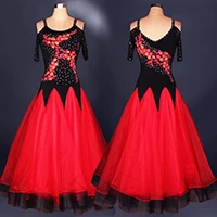 Настроить пользовательские бальных танцев платье фокстрот быстрый шаг Танго галоп Танго вальс diamond конкурс платье для танцев