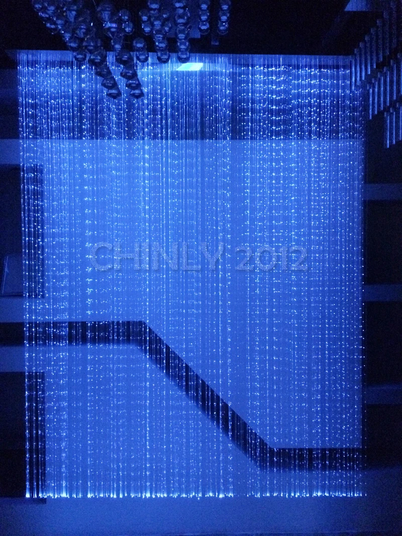 

45W 4key RF remote RGB Dynamic LED Fiber Optic Star Ceiling Light Kit 700pcs 1.0mm flash point 4meters