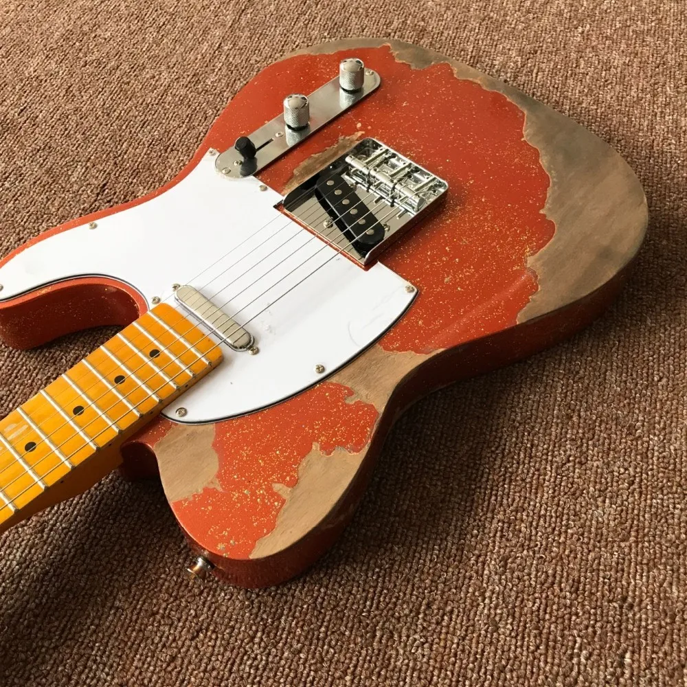 custom shop,classical TELE 6 Strings Maple fingerboard Electric Guitar,telecasterr gitaar relics by hands.Custom guitarra custom shop,classical TELE 6 Strings Maple fingerboard Electric Guitar,telecasterr gitaar relics by hands.Custom guitarra