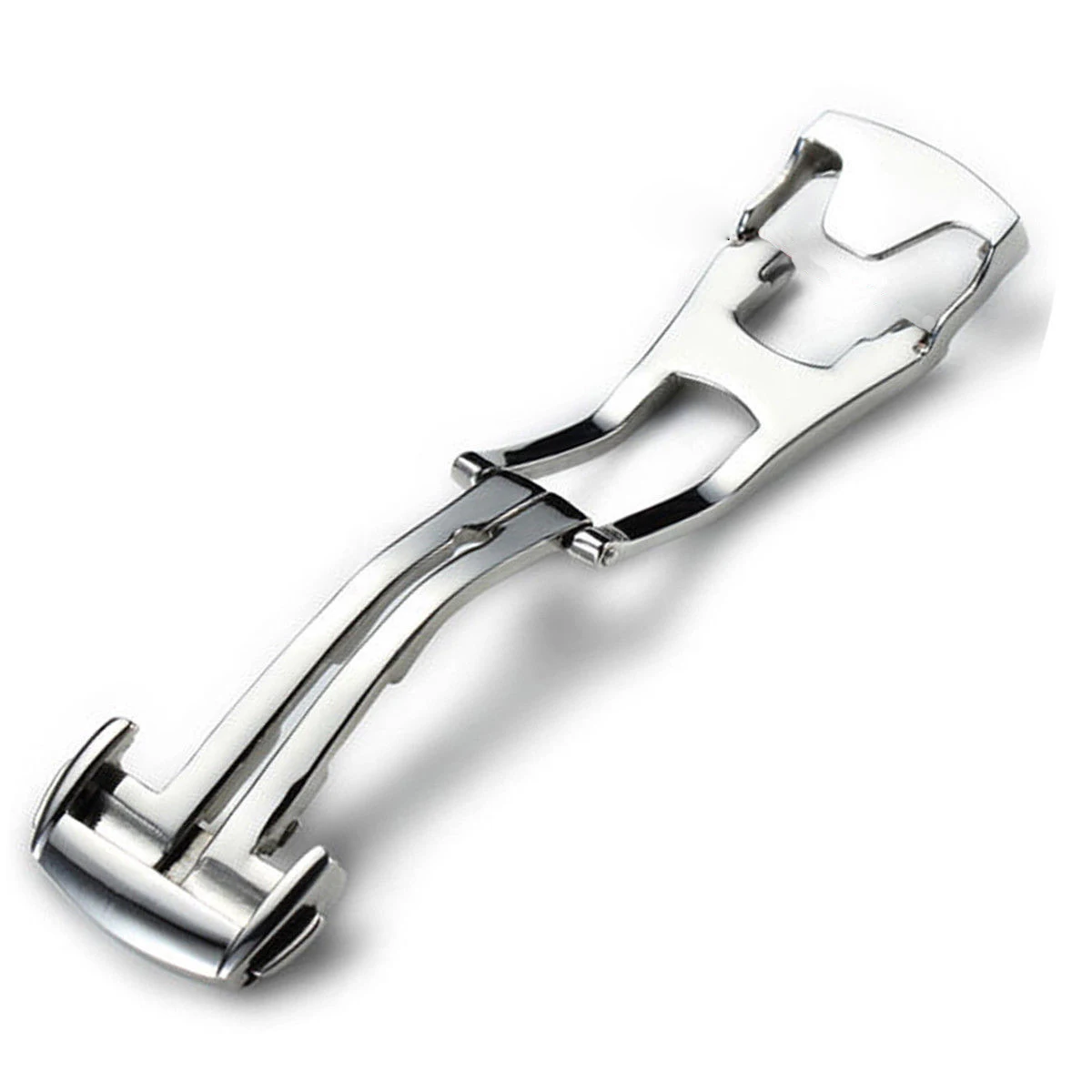 18mm/20mm Stainless Steel Deployant Watch Strap Folding Buckle Clasp For Omega - Цвет: A3 20mm Smooth