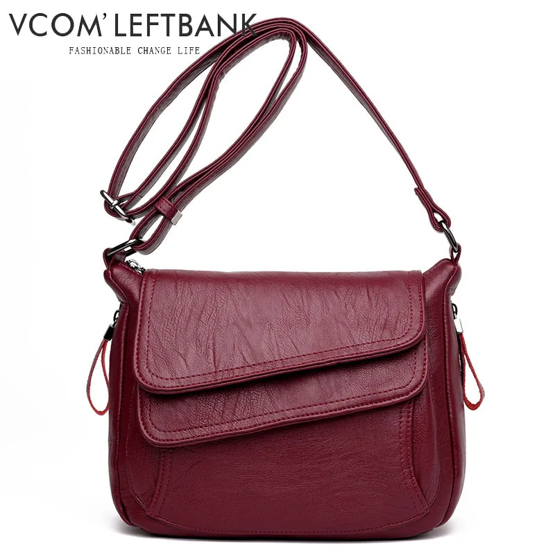 

2017 New Elegant Soft Leather Women Single Shoulder Bag Designer Female Cover Crossbody Bag for Middle-aged Mother Bag Wholesale