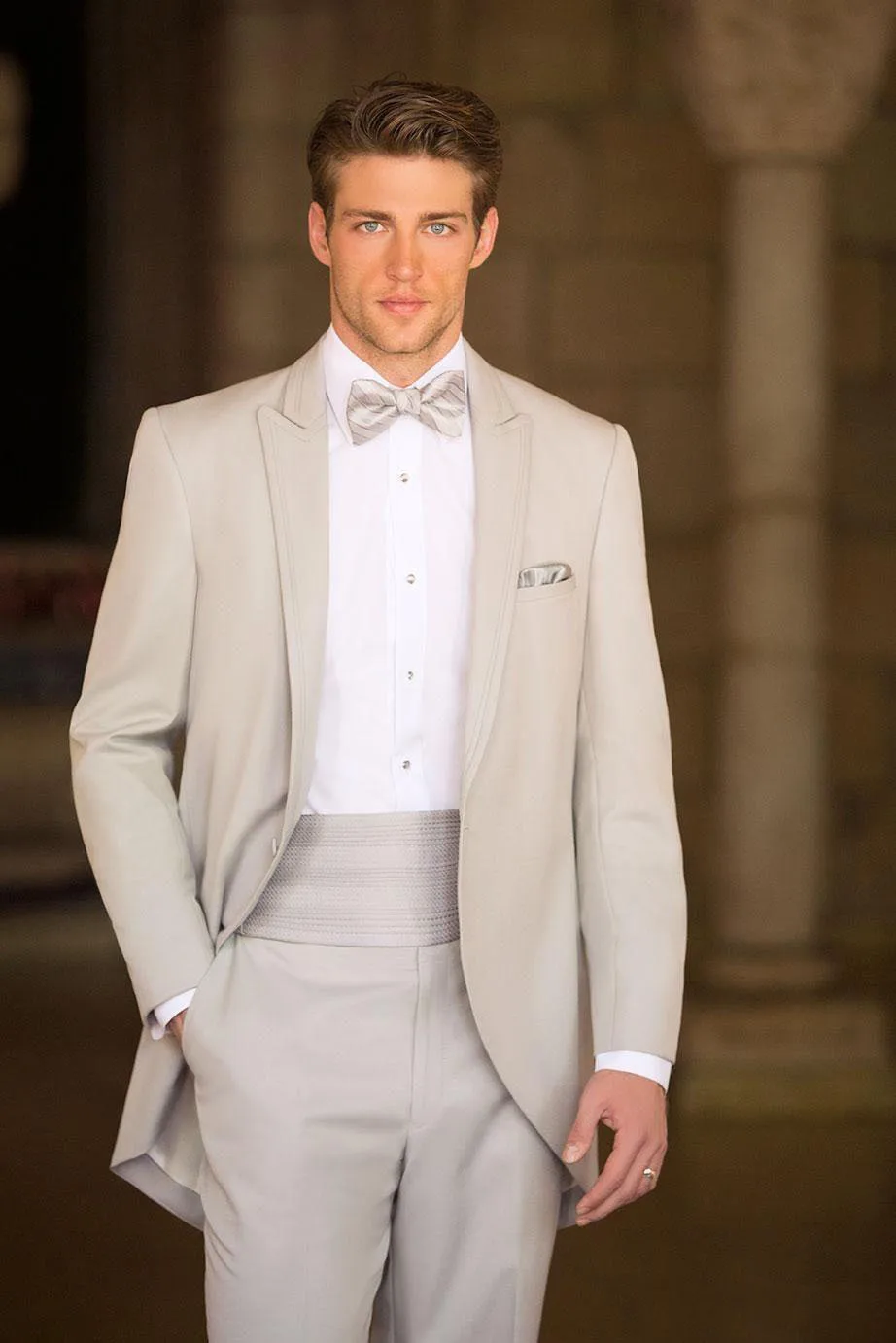 Bespoke Mens Ivory Suits Custom Made Tuxedo Jacket Shawl Bespoke Mens Ivory Suits Custom Made Tuxedo Jacket Shawl Lapel And Black Pants Wedding For Men In From S Clothing Accessories