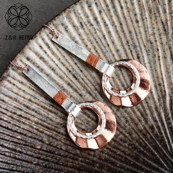 

Vintage women's Jewelry Rose Gold Dangle Earrings for Women Ear Stud gothic hanging earring Hotsale Alloy 2020 New Drop Shipping