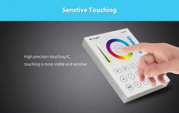 Milight B0 B1 B2 B3 B4 B8 4-Zone 8 Zone 2,4 GHz беспроводная wifi Сенсорная панель диммер/RGBW/RGB+ CCT светодиодный умный пульт дистанционного управления