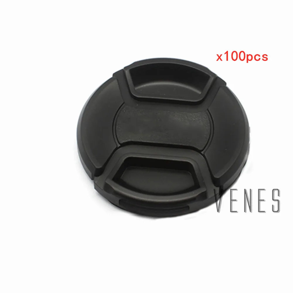 

Venes 100pcs/lot 58 67mm center pinch Snap-on cap cover for canon Lens