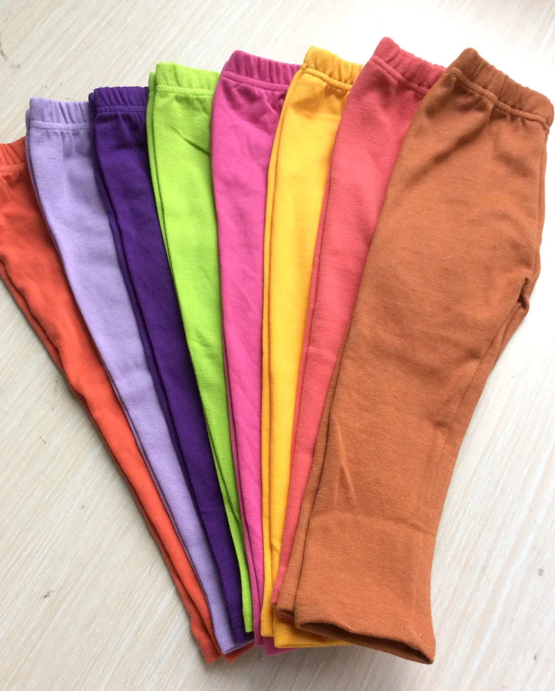 

summer girls leggings cotton 2-7years children kids leggings girl leggins girls pants legging fille trousers elastic waist