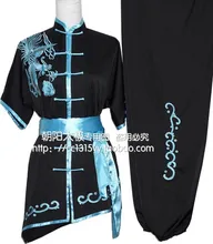Customize Chinese wushu uniform Kungfu clothing Martial arts suit taolu for women men children boy girl kids Phoenix embroidery