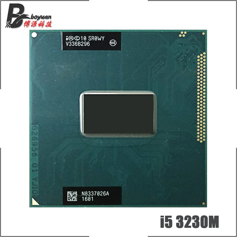 Intel Core i5-3230M i5 3230M SR0WY 2,6 GHz двухъядерный четырехъядерный процессор 3M 35W Socket G2/rPGA988B