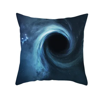

New Black Hole Pillowcase Beautiful Stars Galaxy Printed Bedroom Home Office Decorative Pillow Cases