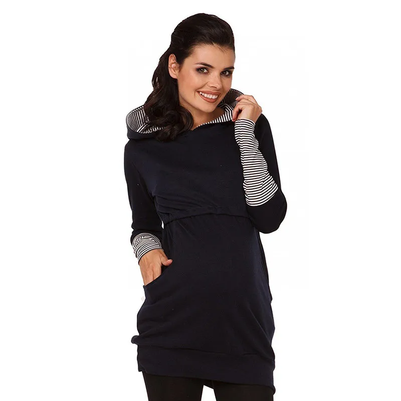 2017 Warm Cotton Women's Maternity Hoodies Nursing Clothing Breastfeeding Hoodies For Pregnant Women Outwear Clothes 2017 Warm Cotton Women's Maternity Hoodies Nursing Clothing Breastfeeding Hoodies For Pregnant Women Outwear Clothes