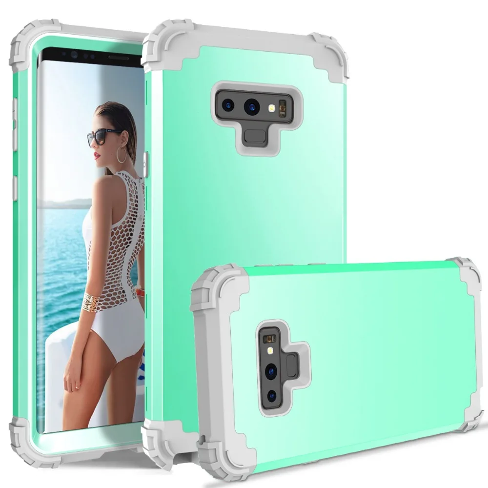 

For Samsung Galaxy Note 9 Case Shockproof Protect Hybrid Hard Rubber Impact Armor Phone Cases For Galaxy S10 Note 9 Cover Coque