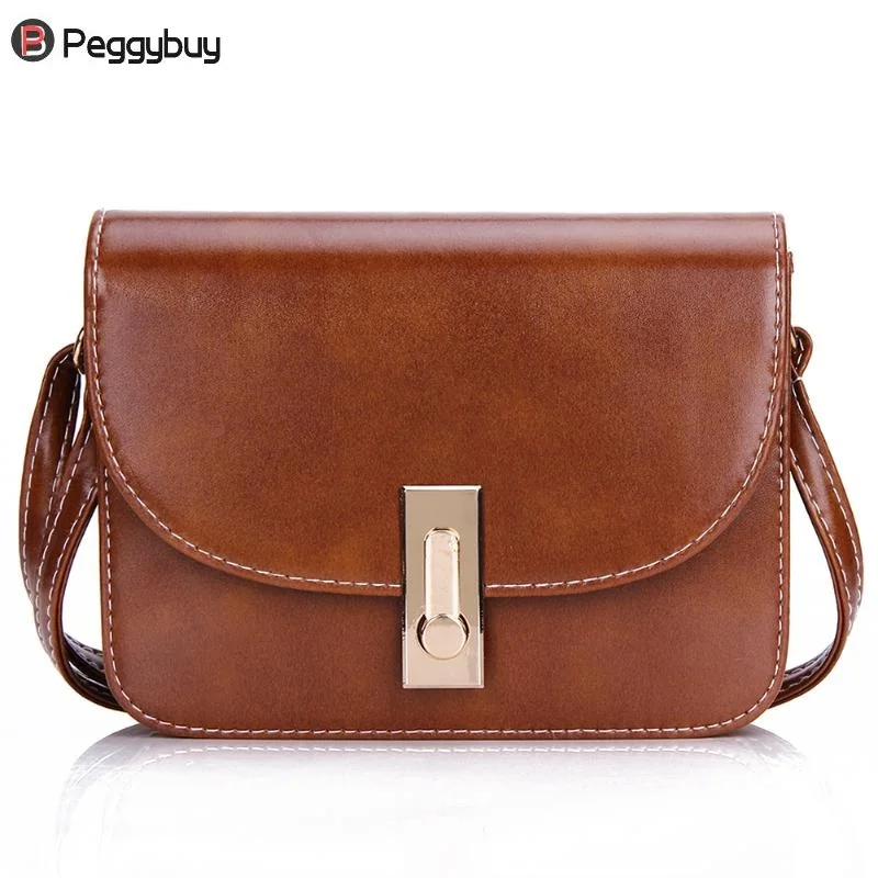 Women PU Leather Mini Vintage Messenger Bag Lock Shoulder Crossbody Bag Girls Clutches Evening Bag Solid Casual Flap Coin Purse Women PU Leather Mini Vintage Messenger Bag Lock Shoulder Crossbody Bag Girls Clutches Evening Bag Solid Casual Flap Coin Purse