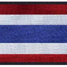 Таиланд вышивка флаг патчи гладить на логотипы " широкий/рокабилли Pin Up/аппликация на одежда/пользовательские патчи