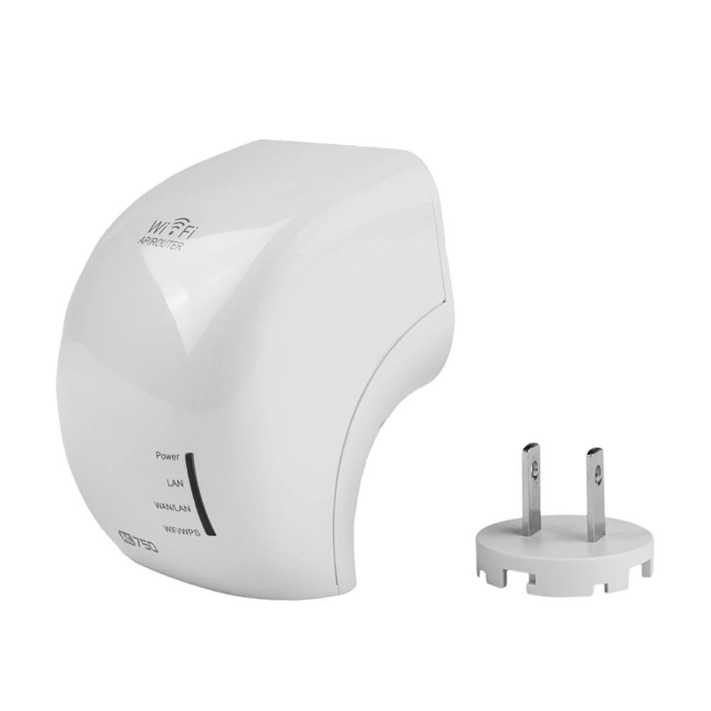 EU Plug Wireless N 802.11 WPS 300Mbps WiFi Repeater Network AP Router Range Signal Expander Booster Wifi Extender