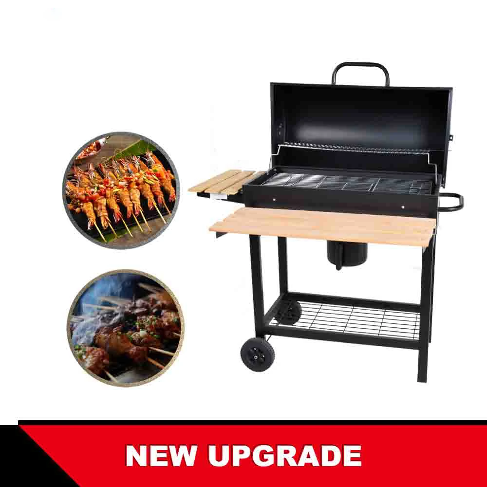 Barbecue Charcoal Grill BBQ Stove Outdoor Camping Patio Backyard Cooking Trolley