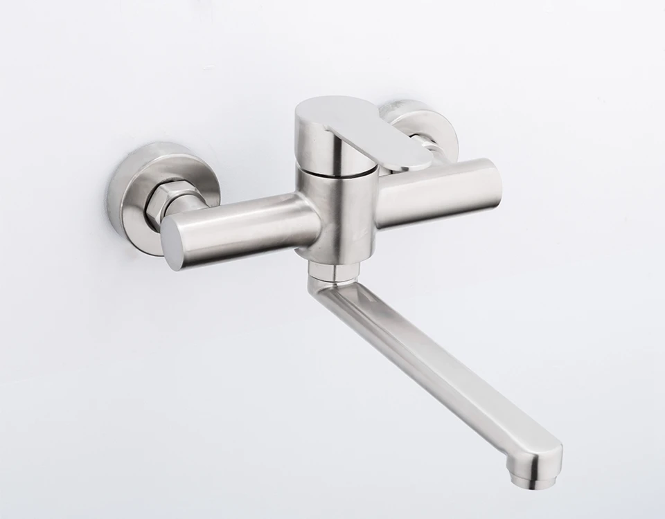 Frap Wall Mounted Kitchen Faucet Rotate Vegetable Basin Faucet Hot