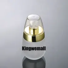 300 шт/партия 30 мл матовое емкость для лосьона бутылка с золотом крышки, пресс-насос бутылки, косметический контейнер EM03