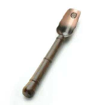 

Ebony Tea Spoon Shovel Sets Accessories High Quality Fast Delivery Chinese Style