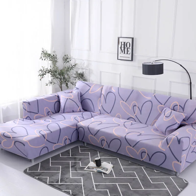 Geometric Pattern Sofa Cover For L Shaped Sectional Sofa Online