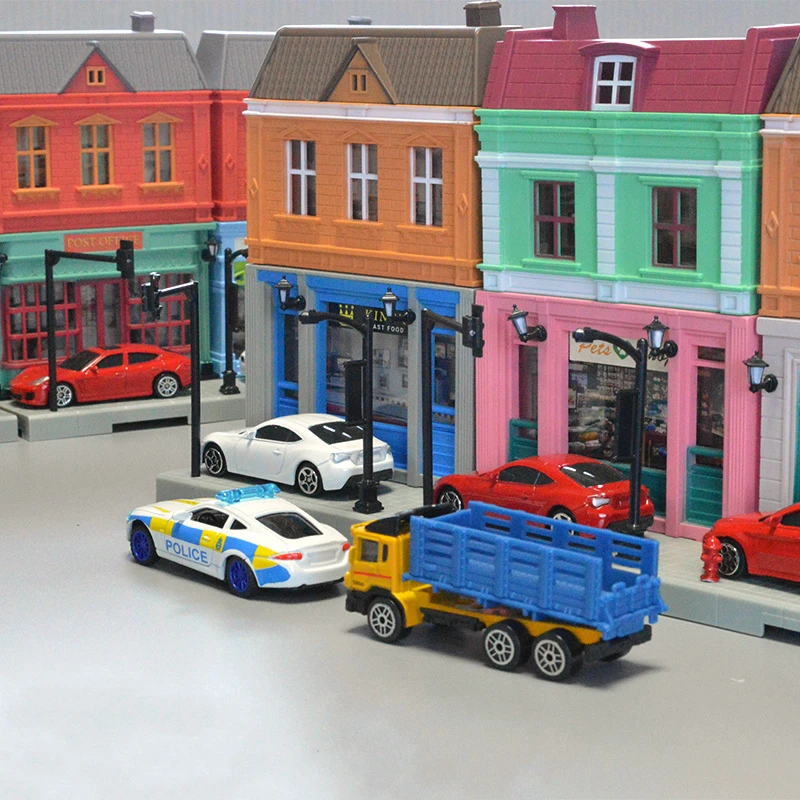 1 набор конструктор Город улица|model building|toy modelmodel city |