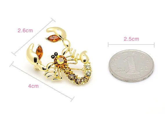 OneckOha декоративная брошь в виде животного свадебная булавка|brooch pins|jewelry broochscorpion