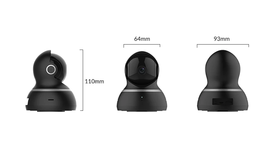 Monitor do Bebê ip sem Fio de Vigilância Dome Câmera Segurança Visão Noturna Versão Internacional Cctv wi fi Nuvem Disponível yi 1080 p 19 fio de vigilância segurança visão noturna versão