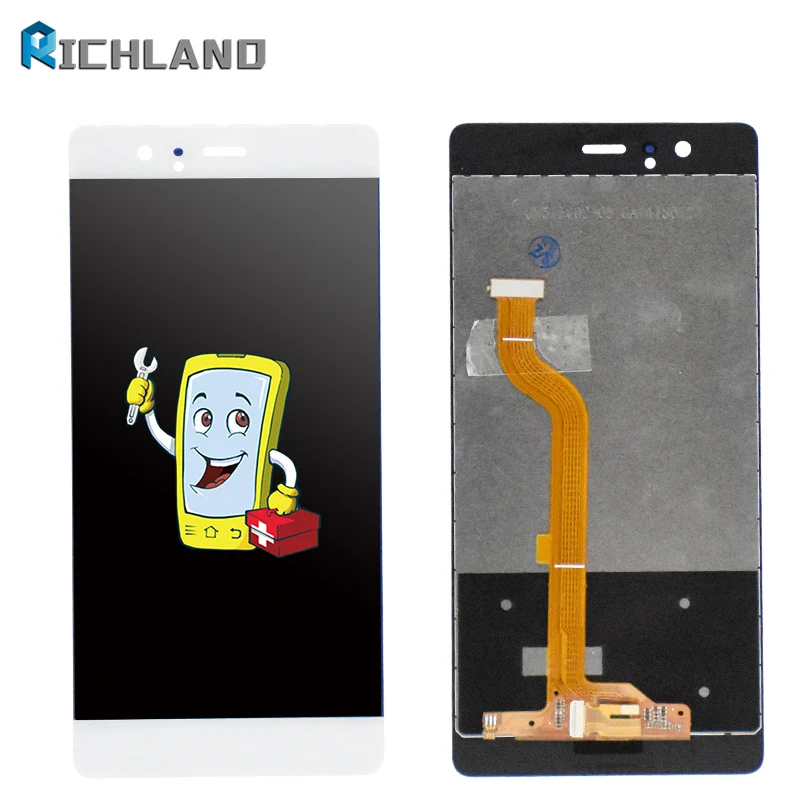 

High screen For HuaWei P9 EVA L09 4G LTE Mobile Phone LCD Display+5"Touch Screen LCD Digitizer Assembly Replacement Repair Parts