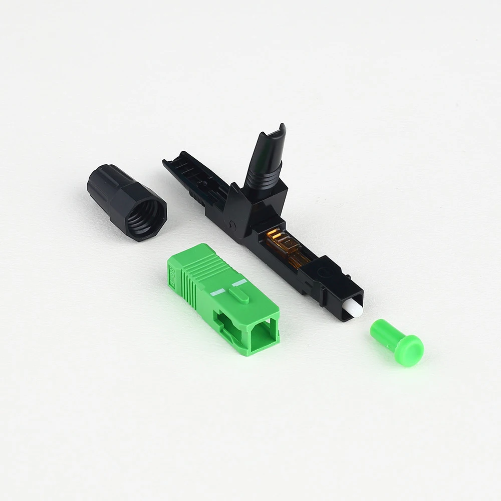 100PCS SC/APC 60mm Quick Connector FTTH Optic Fiber SC APC Fast ...