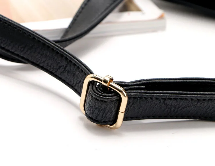 MJ Women Messenger Bags Casual PU Leather Crossbody Bag Brand Design Lady's Over-the-Shoulder Bucket Bag Solid Bolsa Feminina (31)