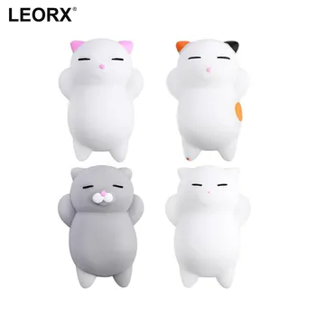 

4pcs Funny Cartoon Animal Small Squeeze Antistress Toy Doll Stress and Decompression Toy