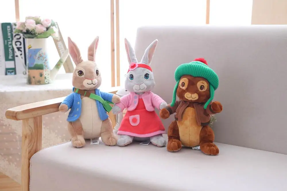 Прямая поставка, новинка, 30/45 см, Кролик Питер Лилия Бен, плюшевая мягкая игрушка, подарок для детей, подарок на день рождения - Цвет: D