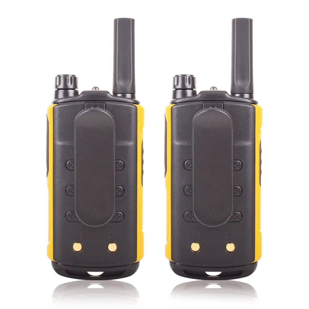 Лицензия FRS/GMRS Walkie Talkies двухстороннее радио с перезаряжаемой батареей 0,5 Вт 22CH VOX ЖК-экран Socotran T80