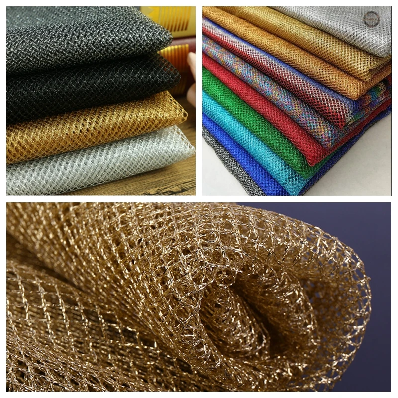 1 Yard Polyester Thread Dress Wedding Mesh Cloth Fabric Net Yarn Roll
Sparkle Warp Cloth Apparel Sewing Fabric KYY8182