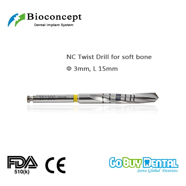 

Osstem TSIII&Hiossen ETIII Compatible Bioconcept BV Dental Instrument Taper Cortical Drill D 3.5mm(351610)