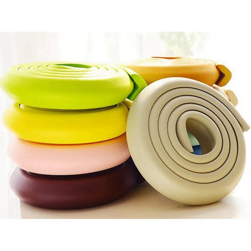 

2M Cushion Guard Strip Safe Protection Children Bar Soft Thicken Desk Corner Protector Safety Table Desk Edge Guard Strip Home
