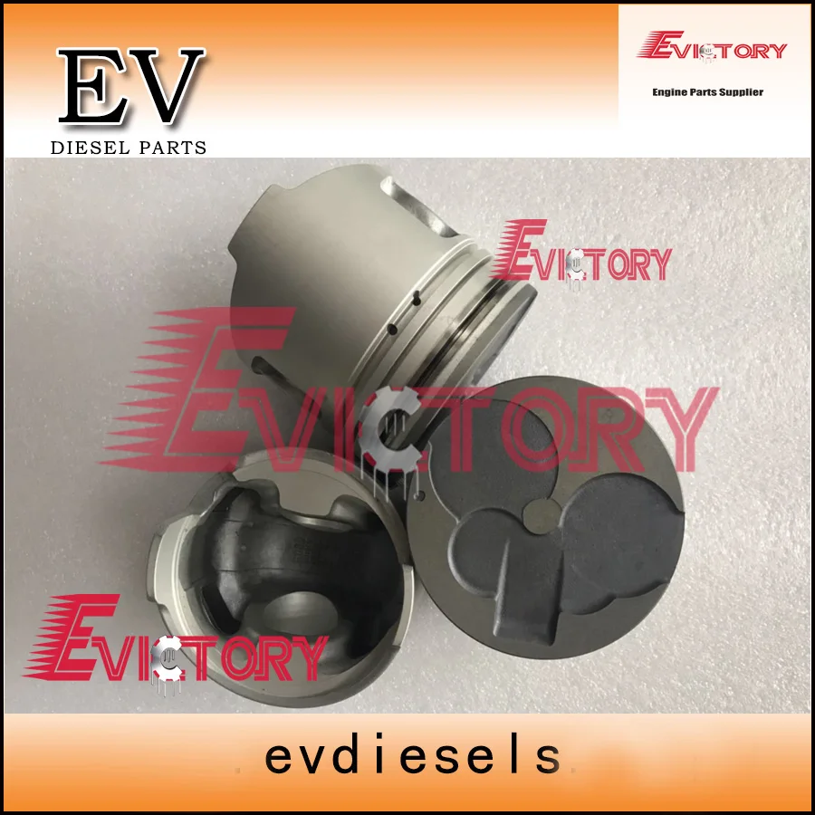 

For Mitsubishi 4M40 4M40T piston+piston ring set Excavator SH60 306 307C