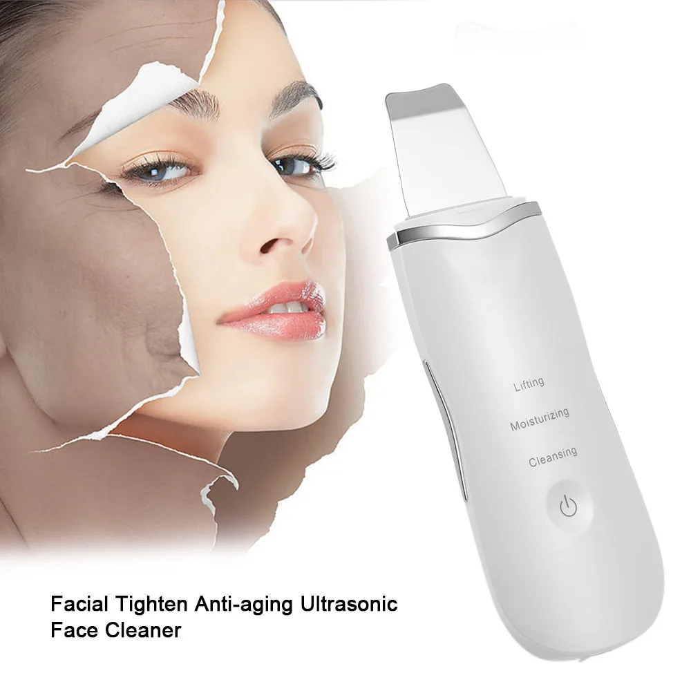 Ultrasonic Deep Face Cleaning Machine Skin Scrubber Remove Dirt