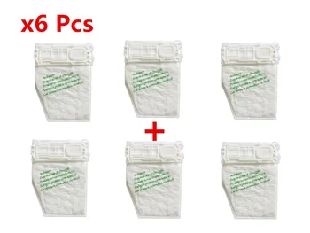 

6 PCS/PACK microfibre Dust Bags filter for Vorwerk Kobold Hoover Vacuum Cleaner VK135 VK 136 VK369 dust bags