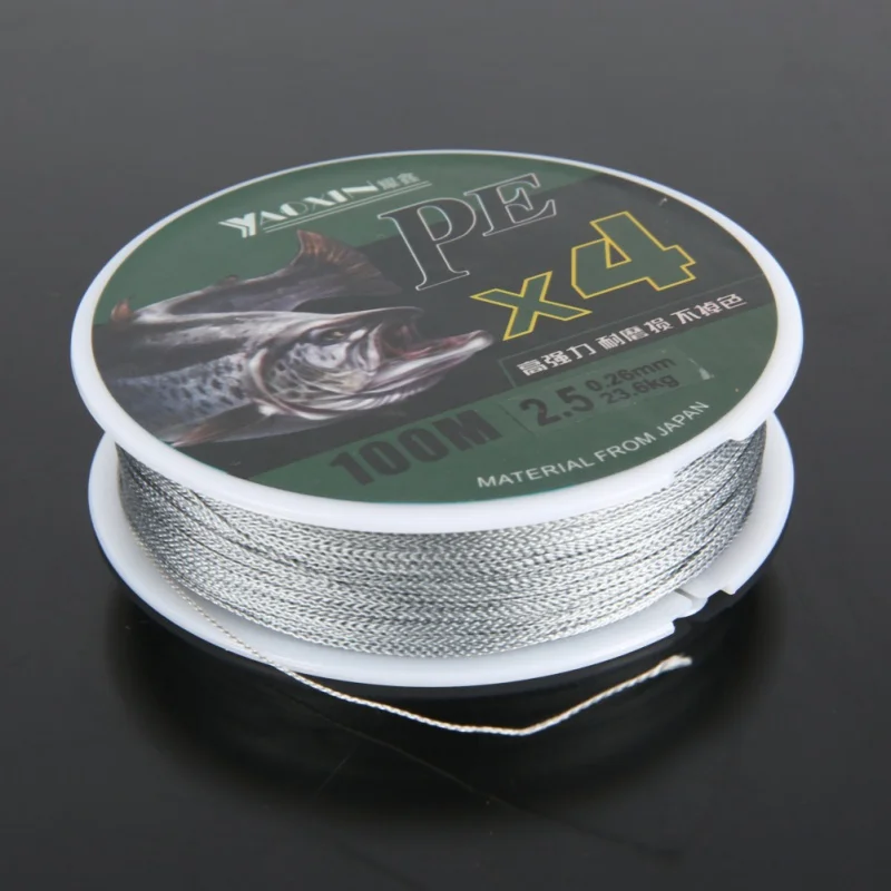 

1PC 100m PE Braided Fishing Line 4 Strands Fishing Lines Multi-filament Fish Line Rope Cord Super Strong Fishing Line