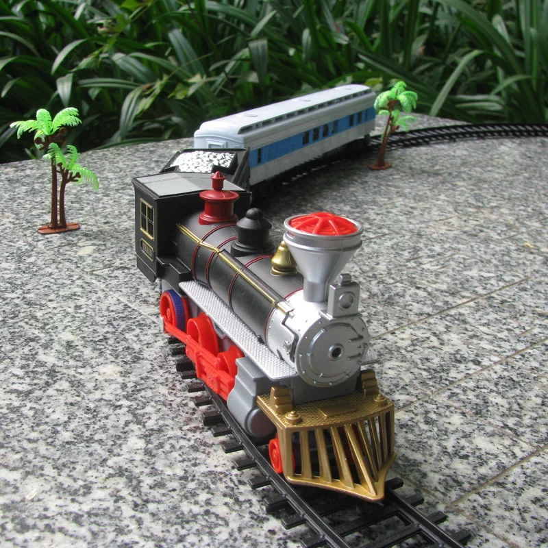 Puzzle electric Railway train Toys Classical Enlighten Train Track 21