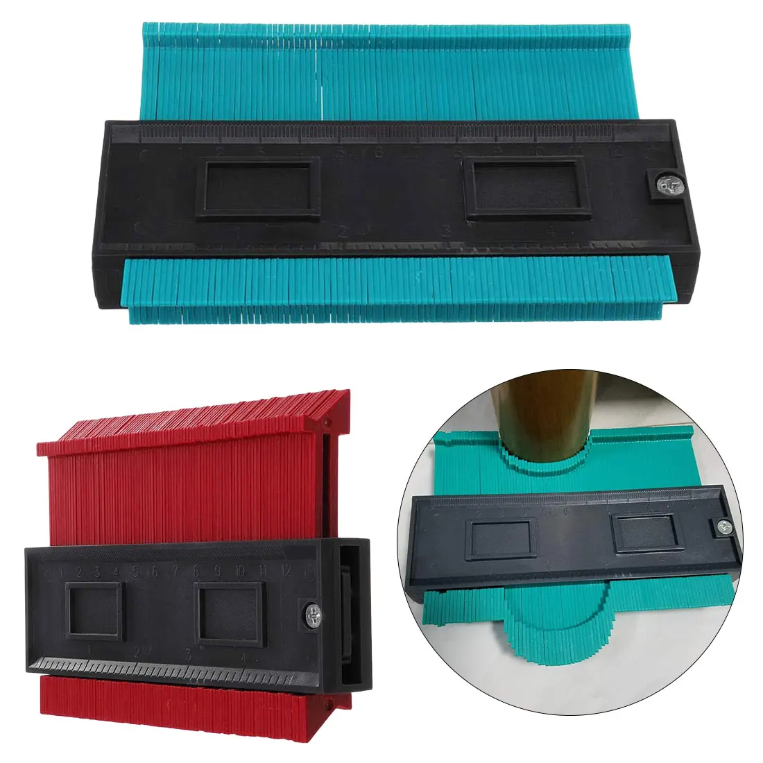 

Tiling Laminate Tiles General Tools Plastic Profile Copy Gauge Contour Gauge Plastic Profile Copy Gauge
