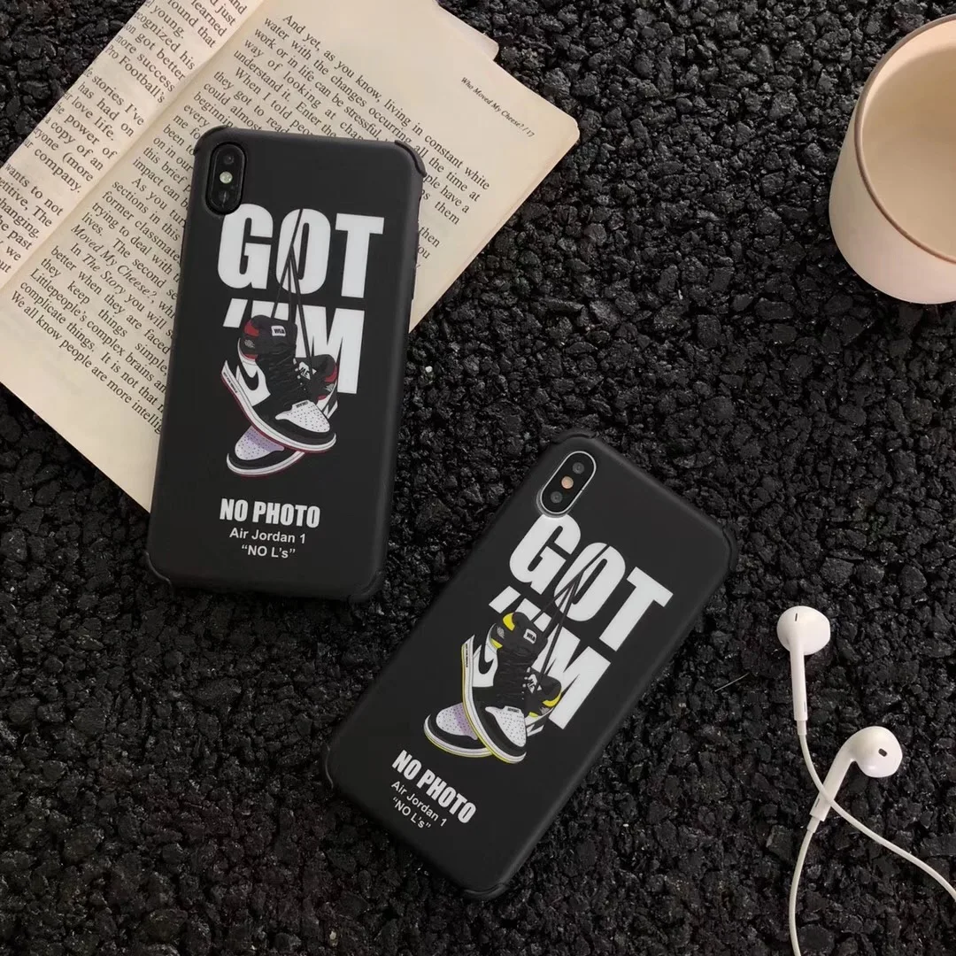 

Air Jordan 1 Sports Brand Basketball Shoes Phone Case For iPhone 6 6s 7 8 Plus X Xs Max Xr Cool boy Soft Silicone Cover Fundas