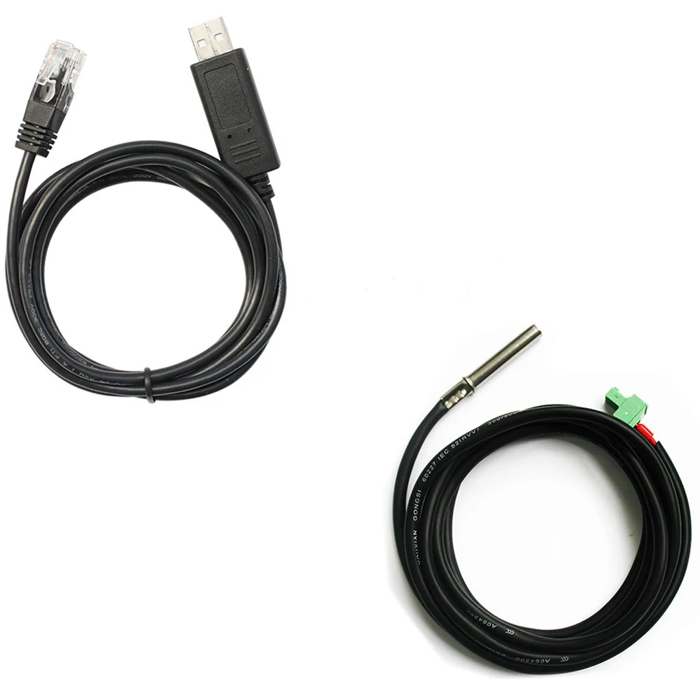 Связикабельное CC-USB-RS485-150U USB к ПК RS485+ Дистанционный датчик температуры для EPSolar Tracer VS v-образной КРЕПЕЖНОЙ ПЛАСТИНОЙ LS серийный датчик на солнечных батареях