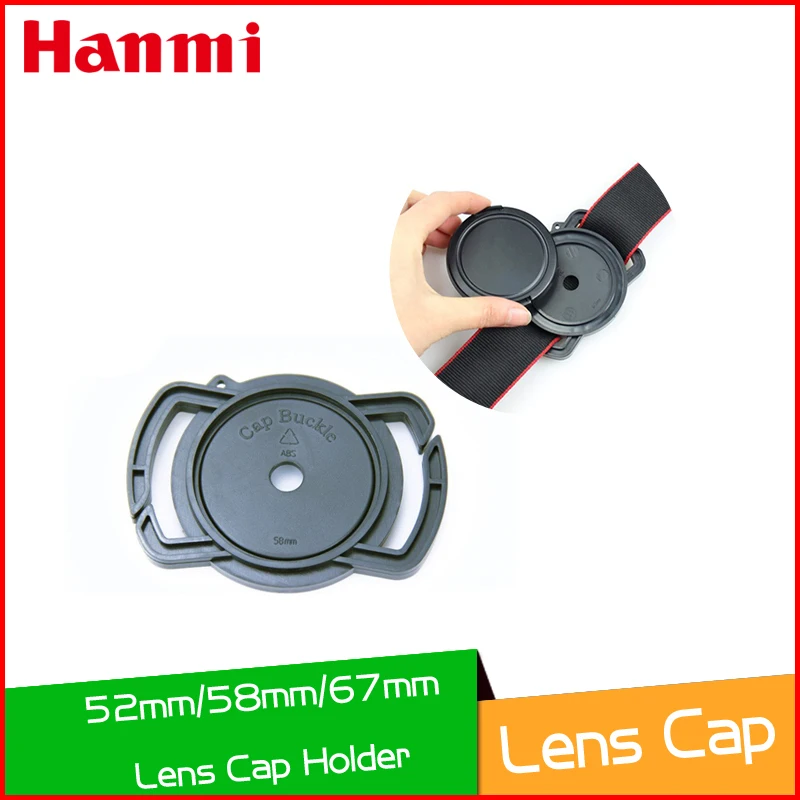 Brand New Camera Lens Cap Holder Keeper Fit For Lens Cap 52mm/58mm/67mm